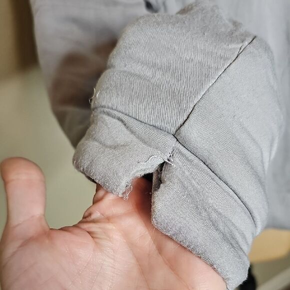 Young Fabulous and Broke Light Gray Quilted puff Jacket small/Medium - Picture 2 of 8